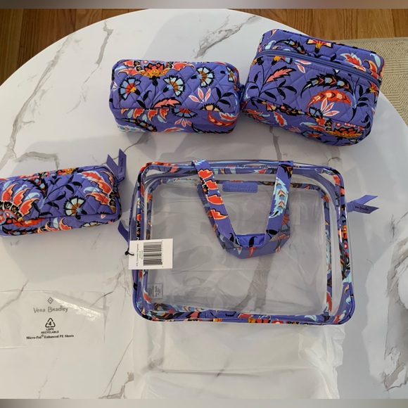 Vera Bradley Handbags - NWT Vera Bradley 4 pcs Cosmetic organizers in Mural Garden